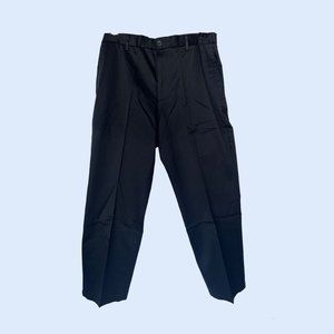 NWT MEN'S DOCKERS SIGNATURE KHAKI PANT IN BLACK IN SIZE 35X32!